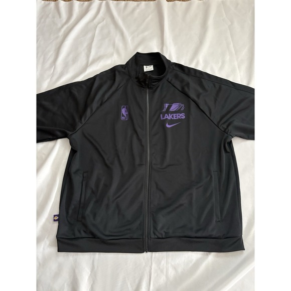 NEW Nike NBA Los Angeles Lakers Club Courtside Track Jacket Mens XXLargeIB1506